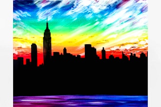 Virtual Paint Nite: A New York Sky (Ages 6+)